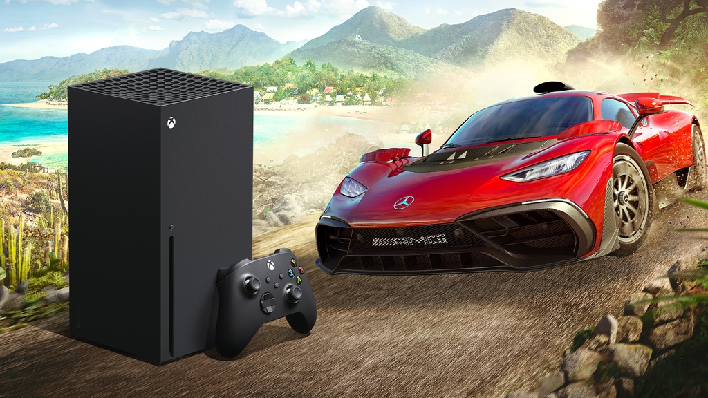 [RRT-00070] Gaming Console Xbox Series X – Forza Horizon 5 Bundle, 6 Months Warranty on Console. Warranty does not cover damage to Console During Firmware Upgrade, Power Block due to Electricity Surge,  Lens or Physical damage. Warranty of 24 HRS only on Controller.